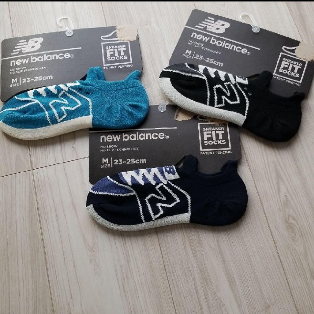 New Balance(ニューバランス)のm_ys様専用☆新品☆new balance ソックス3点セット M レディースのレッグウェア(ソックス)の商品写真