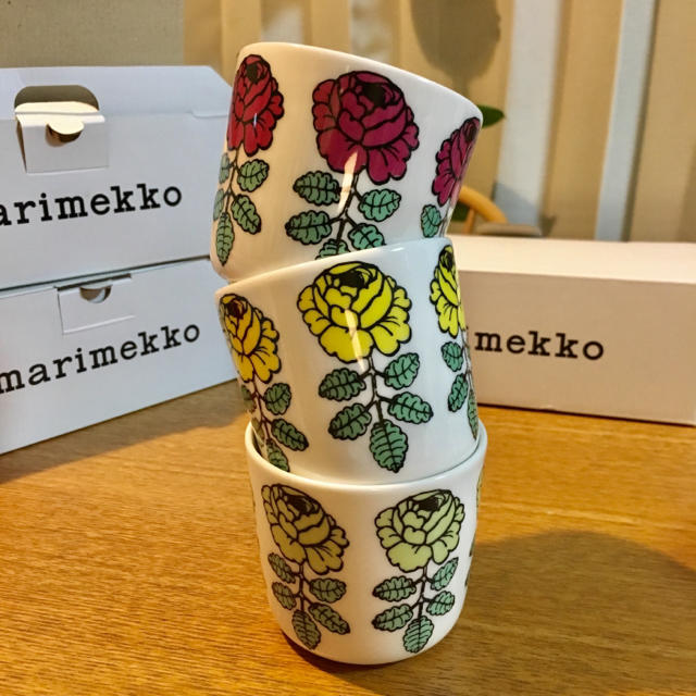 新品 未使用 マリメッコ ヴィヒキルース 3コセット ラテマグ 【日本