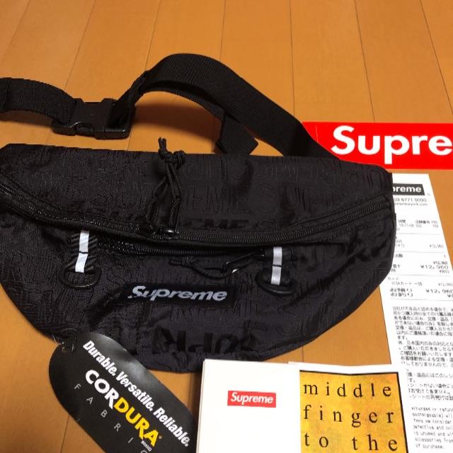 supreme  waist bag  19ss 黒