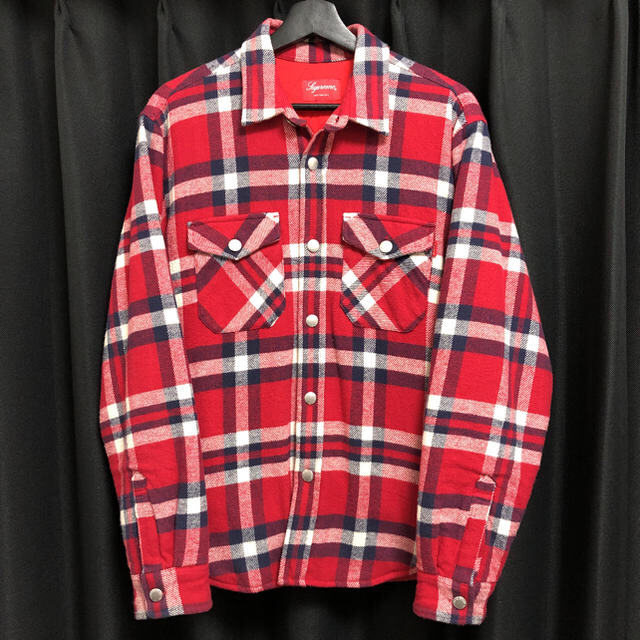 Arc logo flannel shirt M 1