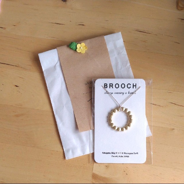 [新品] BROOCH まるまるネックレス まるまるブローチ idee 北欧雑貨
