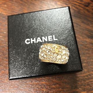 シャネル(CHANEL)のCHANEL シャネル ビジューリング  美品❣️(リング(指輪))