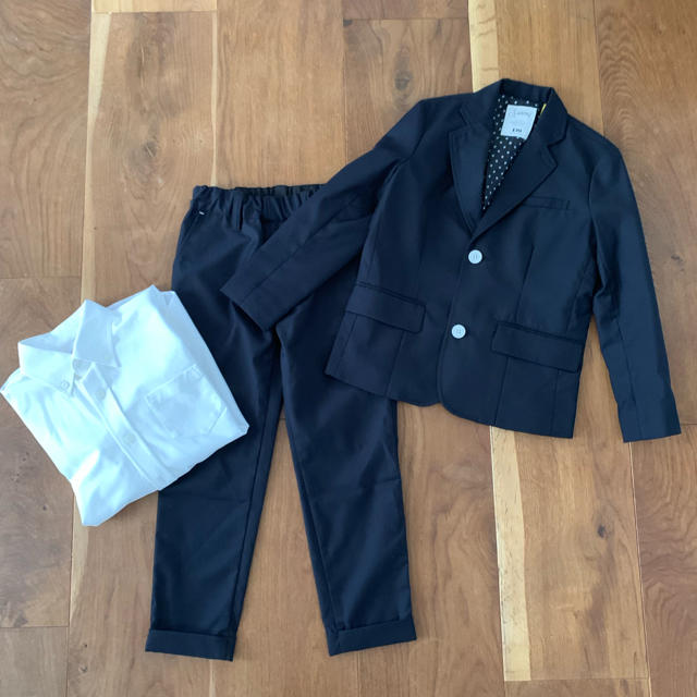 キッズ服男の子用(90cm~)smoothy セットアップ スーツ 130 JPRESS シャツ130