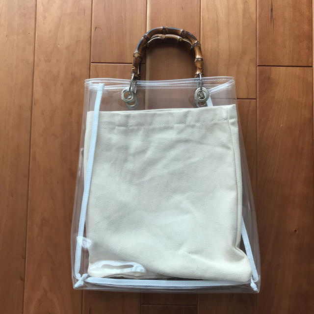 le.coeur blanc(ルクールブラン)のクリアバッグ レディースのバッグ(トートバッグ)の商品写真
