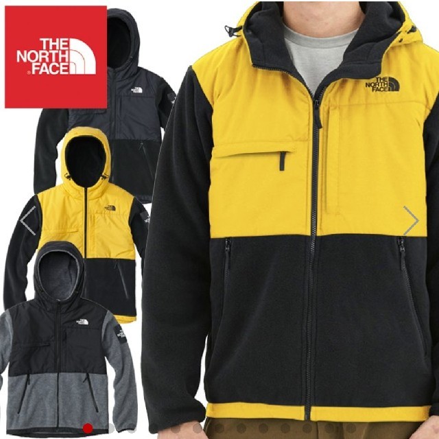 トップス今日限定!!レオパードイエロー デナリ フーディー THE NORTH FACE