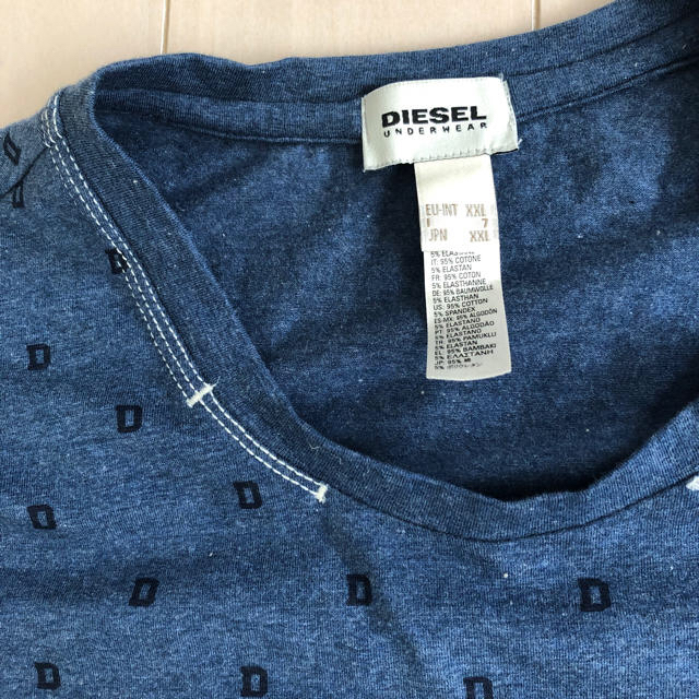 DIESEL(ディーゼル)のDIESEL 半袖T  デニムブルー メンズのトップス(Tシャツ/カットソー(半袖/袖なし))の商品写真