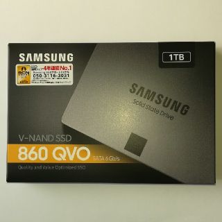 サムスン(SAMSUNG)のMZ-76Q1T0B/IT SSD 1TB SAMSUNG 860 QVO(PCパーツ)