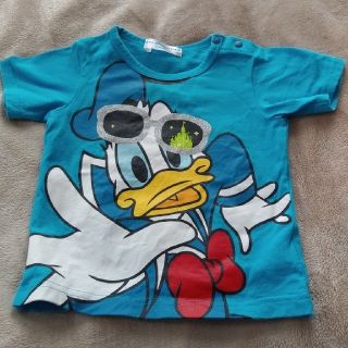 ディズニー(Disney)のランド内購入 ドナルドTシャツ 80(Ｔシャツ)