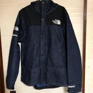 シュプリーム(Supreme)のsupreme north face デニムパーカー(マウンテンパーカー)