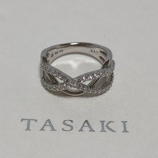 TASAKI - タサキ ダイヤ0.47ct デザインリング WGK18 仕上げ済み美品の