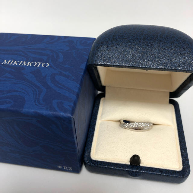 MIKIMOTO(ミキモト)のミキモト  パヴェリング  ダイヤ0.26ct  13号  仕上げ済み美品 レディースのアクセサリー(リング(指輪))の商品写真