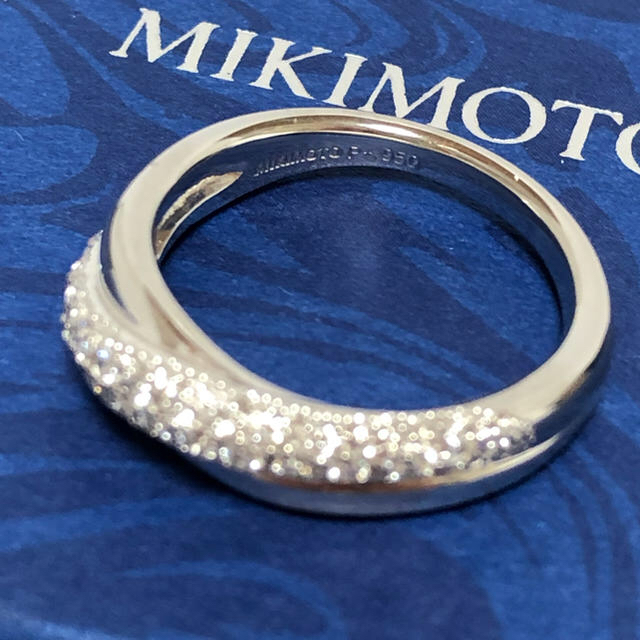 MIKIMOTO(ミキモト)のミキモト  パヴェリング  ダイヤ0.26ct  13号  仕上げ済み美品 レディースのアクセサリー(リング(指輪))の商品写真