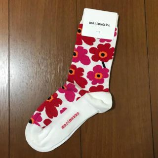 マリメッコ(marimekko)の未使用♡マリメッコ ソックス HIETA ウニッコ size37-39(ソックス)