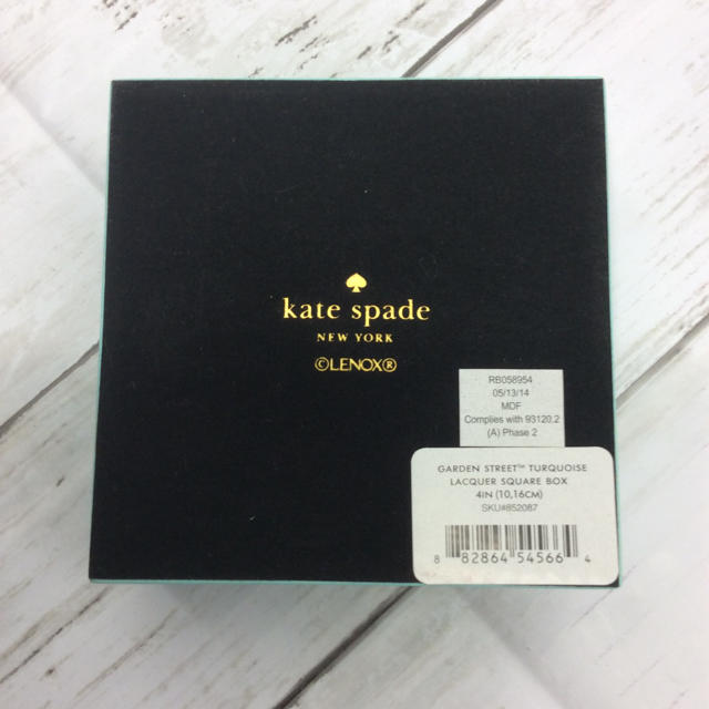 kate spade new york(ケイトスペードニューヨーク)のkete spade ジュエリーボックス 44C012 インテリア/住まい/日用品のインテリア小物(小物入れ)の商品写真