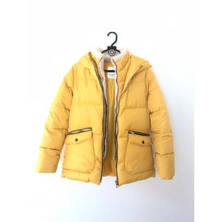 ザラ(ZARA)のZARA イエロー/ダウンジャケット 美品(ダウンジャケット)