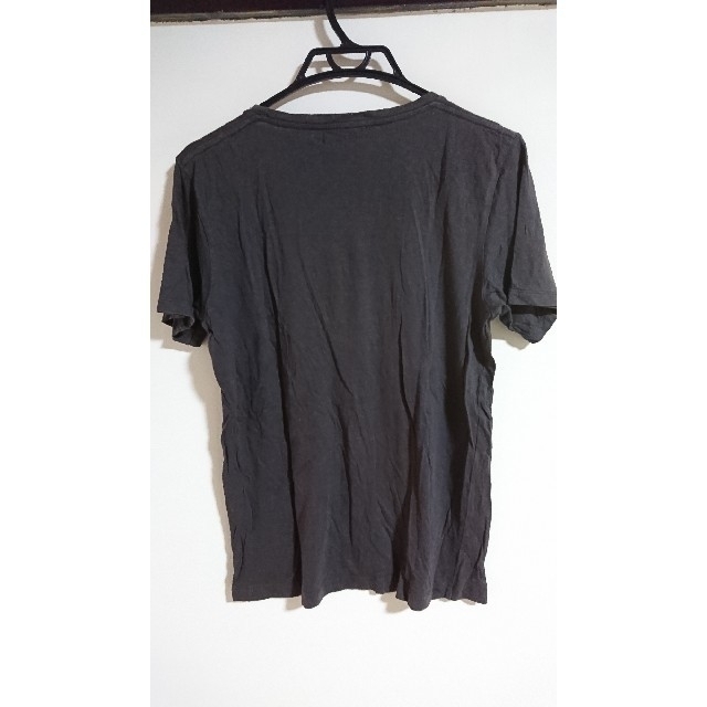 FELISSIMO(フェリシモ)のフェリシモ.frメンズTシャツ炭黒中古 メンズのトップス(Tシャツ/カットソー(半袖/袖なし))の商品写真