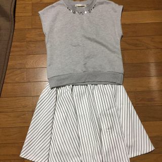 ページボーイ(PAGEBOY)のトップス✖️スカートセット(ミニワンピース)