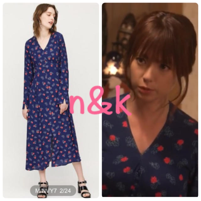 SLY(スライ)のはじこい深キョン着用♡SLY ROSANNA V／N DRESS♡ワンピース新品 レディースのワンピース(ひざ丈ワンピース)の商品写真