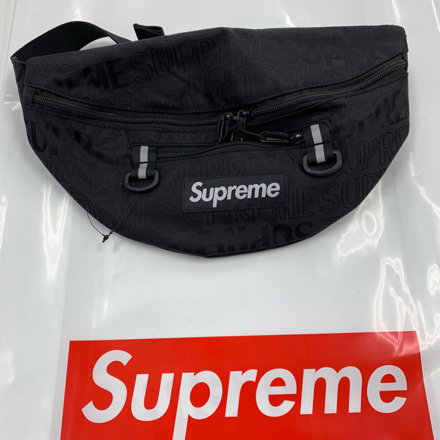 supreme waist bag black ブラック 黒