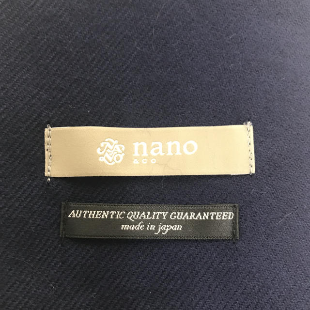 nano・universe(ナノユニバース)のnano universeマフラー Wool100% Made in Japan メンズのファッション小物(マフラー)の商品写真
