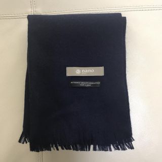 ナノユニバース(nano・universe)のnano universeマフラー Wool100% Made in Japan(マフラー)