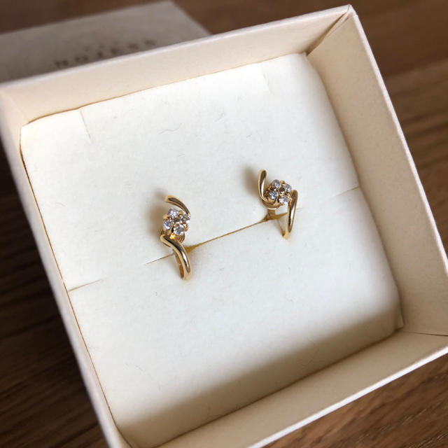 JEWELRY TSUTSUMI(ジュエリーツツミ)の【最終お値下げ‼️】☆ダイヤモンドＫ18イヤリング☆ レディースのアクセサリー(イヤリング)の商品写真