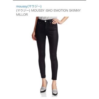 マウジー(moussy)のMOUSSY スキニー デニムブラック(スキニーパンツ)