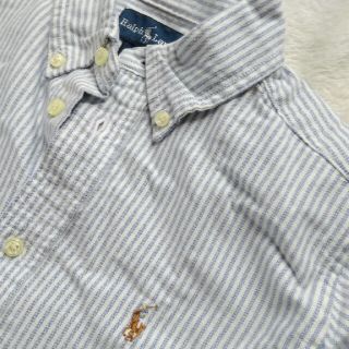 ポロラルフローレン(POLO RALPH LAUREN)のポロラルフローレン シャツ6才ストライプ キッズ(ブラウス)