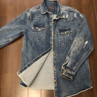 ザラ(ZARA)のZARA デニムジャケット  オーバーサイズ(Gジャン/デニムジャケット)