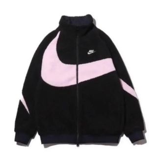 ナイキ(NIKE)のNIKE  BIG SWOOSH BOA JACKET ピンク XL(ナイロンジャケット)