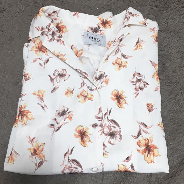 eimy istoire(エイミーイストワール)のPaint flower shirt レディースのトップス(シャツ/ブラウス(長袖/七分))の商品写真