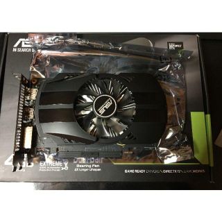 エイスース(ASUS)の1050Ti ASUS PH-GTX1050TI-4G(PCパーツ)