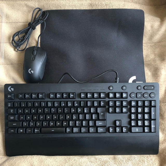 logicoolのマウス、キーボード、マウスパッドの三点セットの通販 by