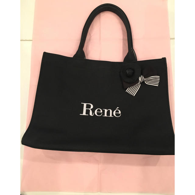 Reneトートバッグブローチ付き