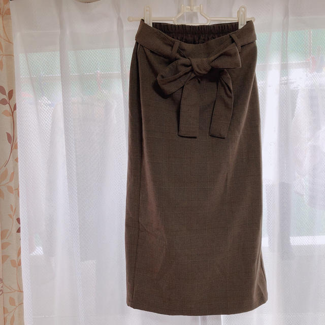 GU(ジーユー)のGU チェック柄タイトスカート レディースのスカート(ひざ丈スカート)の商品写真