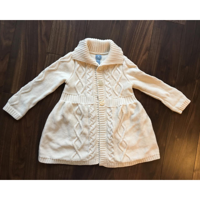 babyGAP(ベビーギャップ)のGAP ワンピース カーディガン 美品 110 キッズ/ベビー/マタニティのキッズ服女の子用(90cm~)(カーディガン)の商品写真