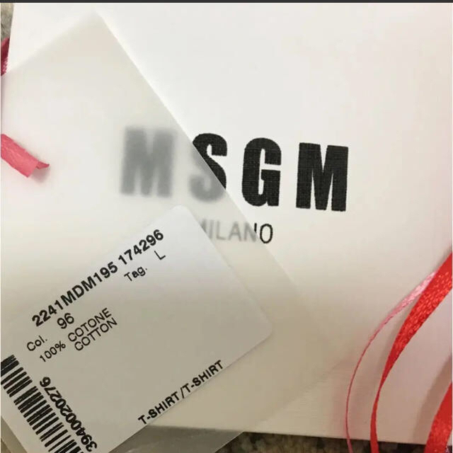 MSGM(エムエスジイエム)の再値下げしました！新品タグあり！MSGM レディースのトップス(Tシャツ(半袖/袖なし))の商品写真