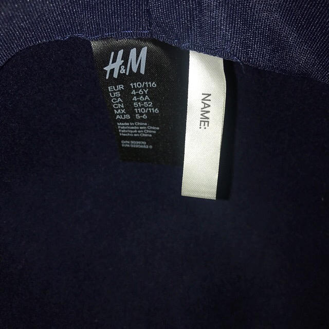 H&M(エイチアンドエム)の美品 H&M フェルト帽子 ハット キッズ/ベビー/マタニティのこども用ファッション小物(帽子)の商品写真