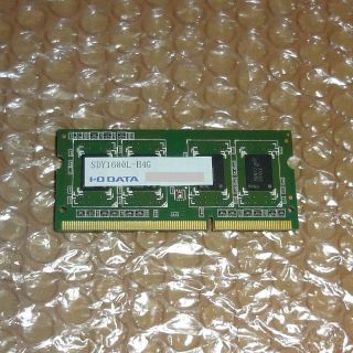 アイオーデータ(IODATA)のI-ODATA DDR3L-1600 4GB ノートパソコン用メモリ(PCパーツ)