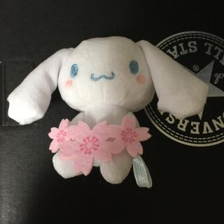 シナモロール(シナモロール)のシナモン＊桜マスコットキーホルダー(キャラクターグッズ)