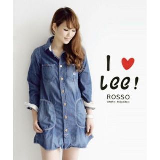 リー(Lee)の美品✨Lee×ROSSO デニムワンピース(ひざ丈ワンピース)