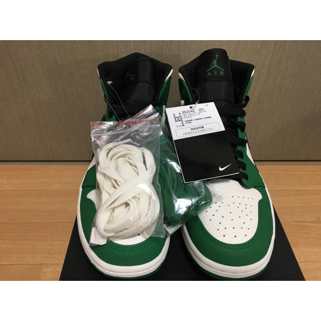 NIKE(ナイキ)のAIR JORDAN 1 MID SE PINE GREEN 27.5cm メンズの靴/シューズ(スニーカー)の商品写真