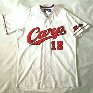 ミズノ(MIZUNO)の★広島カープ　前田健太　#18 ミズノ製ユニフォーム　マエケン　M サイズ★(応援グッズ)