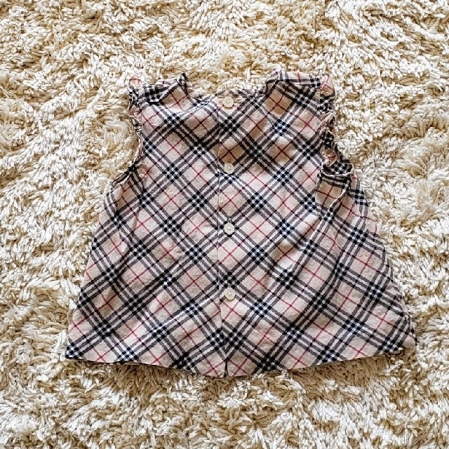 BURBERRY(バーバリー)のバーバリーキャミソール80 キッズ/ベビー/マタニティのベビー服(~85cm)(タンクトップ/キャミソール)の商品写真