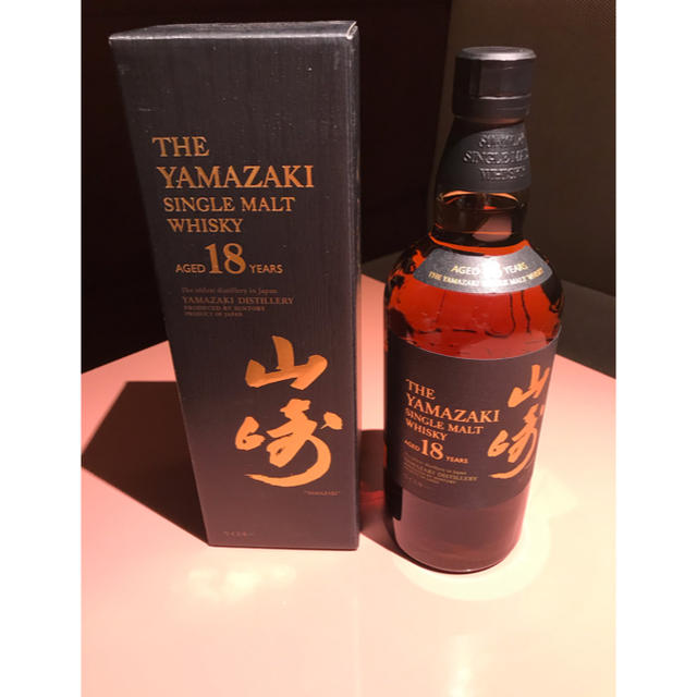 ウイスキーサントリー 山崎18年 700ml 未開封 新品 箱 マイレージ付き