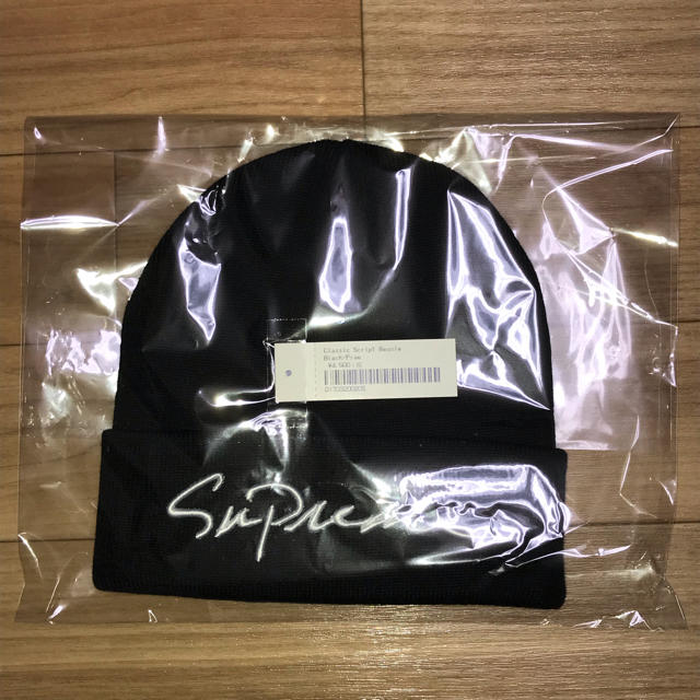 国内正規□Supreme□Classic Script Beanie□Black | svetinikole.gov.mk