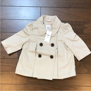 ベビーギャップ(babyGAP)の【新品】ベビーギャップ トレンチコート 60cm ベージュ 女の子(ジャケット/コート)