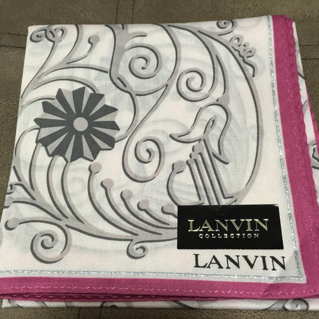 LANVIN(ランバン)のLANVIN/ランバン ハンカチ 2枚セット レディースのファッション小物(ハンカチ)の商品写真