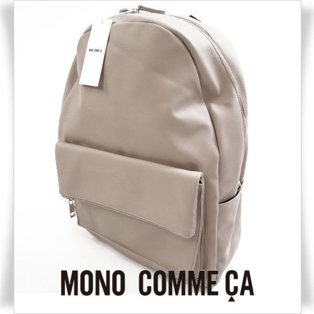 COMME CA ISM(コムサイズム)のMONO COMME CA モノコムサ 　フラップポケットリュックサック　バッグ レディースのバッグ(ボディバッグ/ウエストポーチ)の商品写真