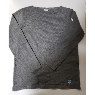 オーシバル(ORCIVAL)のオーシバル　バスクシャツ　チャコールグレー　サイズ2(カットソー(長袖/七分))